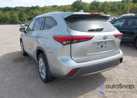 2021 Toyota Highlander Hybrid Limited из США, поврежденный, VIN 5TDDBRCH5MS015873